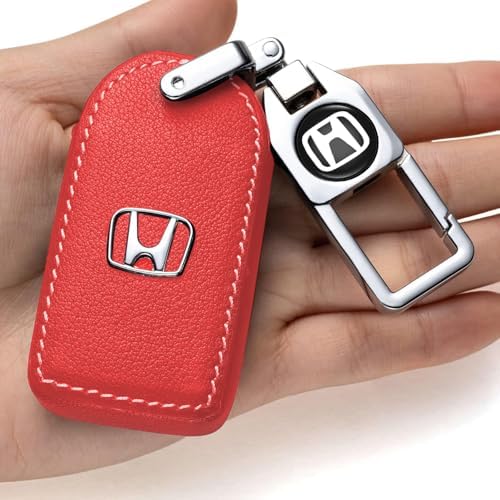 Leather Keychains, Metal Key Fob Cover Case, - Image 2