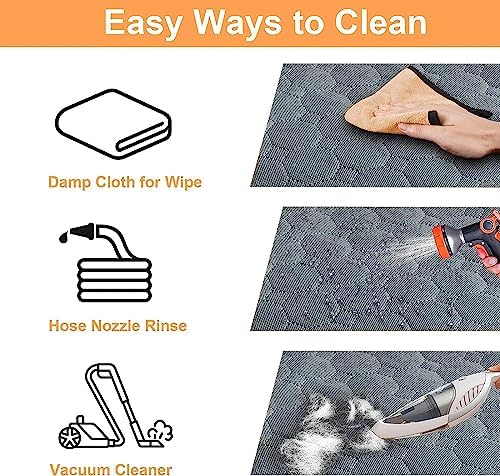 Mancro Dog Car Seat Cover for Back Seat, Waterproof Dog Hammock for Car - Image 5