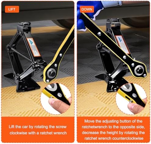 SPECILITE 2.5T Scissor Jack Car Tire Changing Emergency Kit - Image 4
