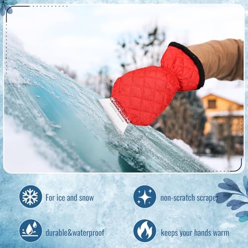 WILLBOND Ice Scraper with Glove Waterproof Ice Scrapers - Image 5