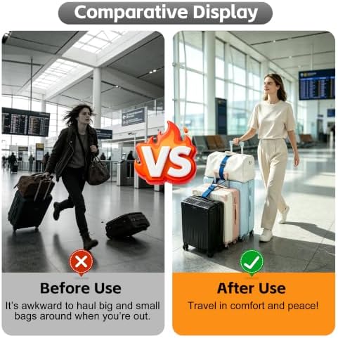 2 pcs Adjustable Luggage Straps - Image 4