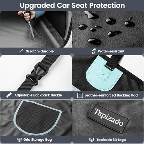 SUV Cargo Liner for Dogs, Waterproof PU Leather Pet Trunk Covers - Image 6