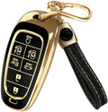 Lucrum Compatible with Hyundai Key Fob Cover & Keychain by Lucrum
