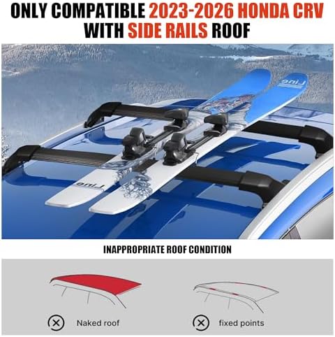 Roof Rack Cross Bars for 2023-2026 Honda CRV 396lbs Roof Rails Crossbars - Image 3