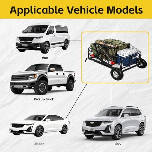 MaxxHal Hitch-N-Roll 2-in-1 Cargo Carrier & Push Cart - 400 lb Capacity Hitch - Image 4