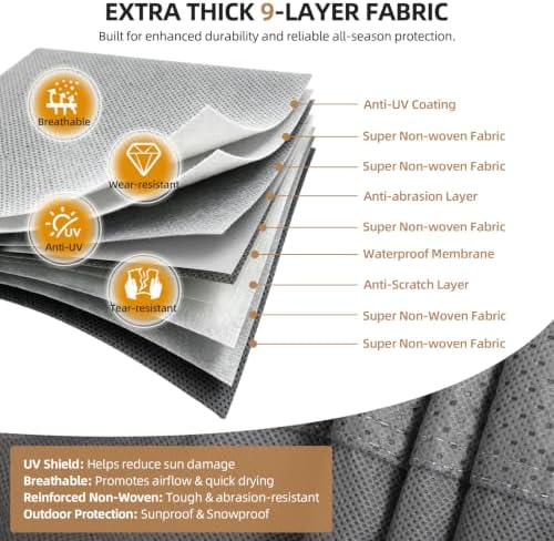 Leader Accessories Windproof 27-30 ft Travel Trailer RV Cover Extra Thick - Image 2