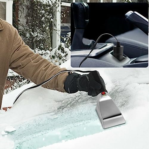 Car Window Snow Scraper, 12V Auto Heated Snow Shovel Electric Ice Scrapers - Image 6