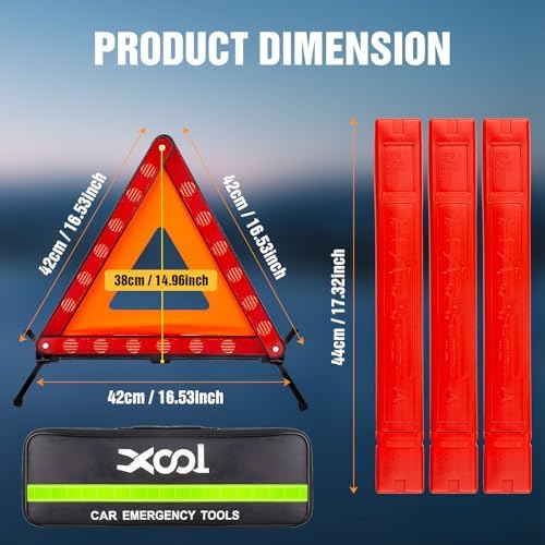 XOOL Warning Triangle, Emergency Warning Triangles - Image 5