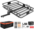 VEVOR Hitch Mount Cargo Carrier, 500LBS Capacity High-Strength Steel Hitch by VEVOR