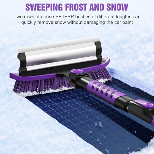 Nuovoware 60" Ice Scraper and Extendable Snow Brush - Image 4