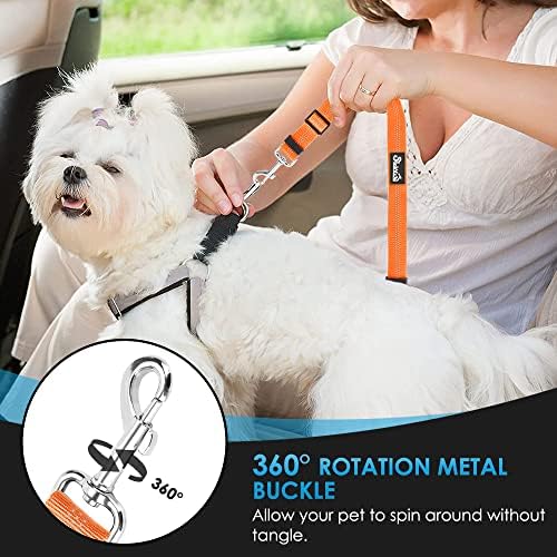 SlowTon Dog Seat Belt for Car, 2 Pack Dog Car Harness Seatbelt - Image 4