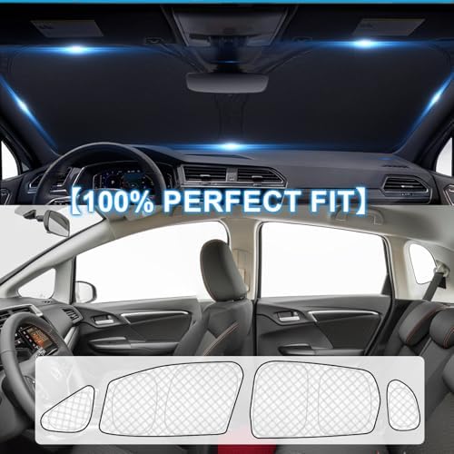 KMF 10pcs Thicken Sun Shades for Honda Fit 2015-2020 Accessories, Windshield - Image 5