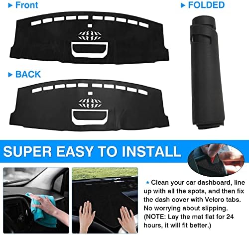 Autorder Dashboard Cover Mat for 2021-2025 2026 Ford F150 F-150 Accessories - Image 5