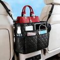 Car Purse Holder Between Seats, Car Storage Organizer, Leather Large Capacity by Unknown