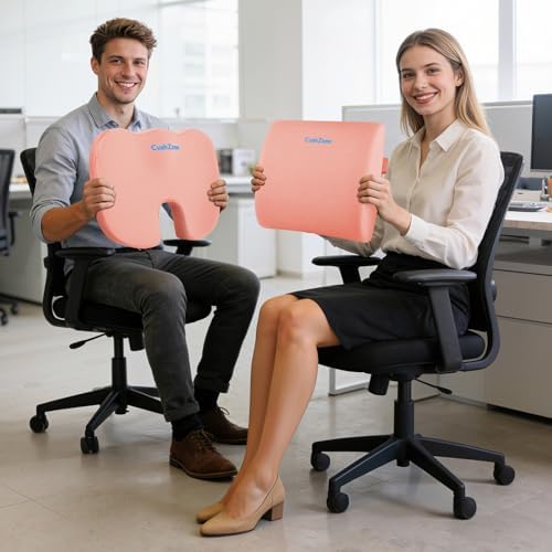 CushZone Seat Cushion and Lumbar Support Pillow - Image 7