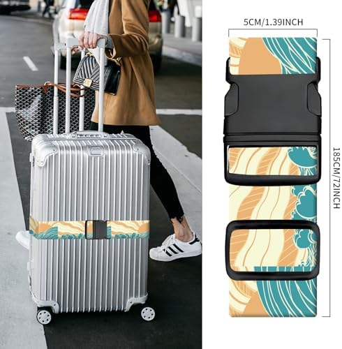 Luggage Straps for Suitcases, Heavy Duty Travel Belt - Image 3