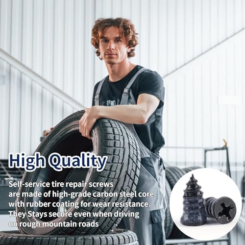 Tire Repair Screws 40 Pcs, Screw-In Tire Plugs Screw Type - Image 6
