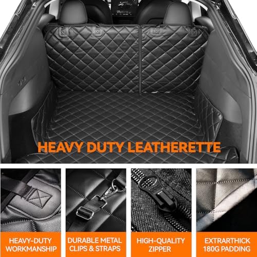 Heavy-Duty Leather SUV Cargo Liner - Image 4
