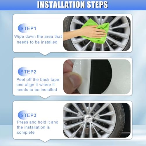 4PCS 56mm Sport Wheel Hub Center Cap Sticker - Image 6