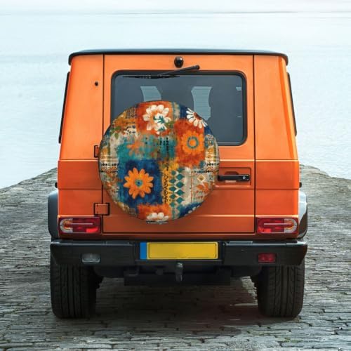 Bohemia Spare Tire Cover Waterproof Wheel Cover 15 Inch Universal Fit - Image 2