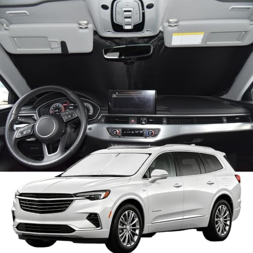 for Buick Enclave 2018-2024 2025 Windshield Sun Shade 4 Layers Car Sunshade by ZOIBVCARSUNSHADE