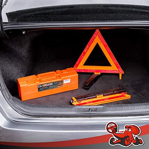 DSV Standard Warning Triangles, Safety Triangles DOT Approved, 3 Pack, - Image 4