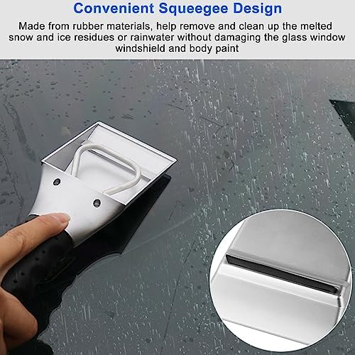 Car Window Snow Scraper, 12V Auto Heated Snow Shovel Electric Ice Scrapers - Image 5