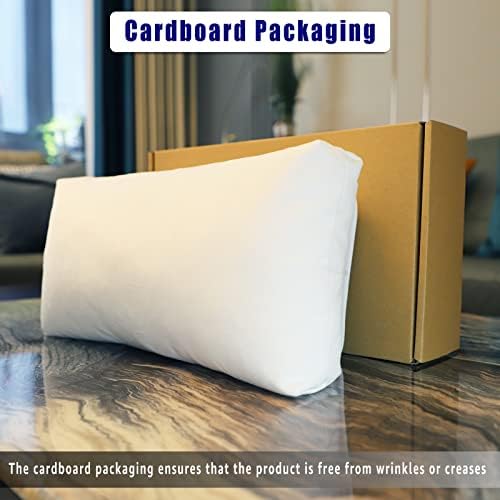 Velvet Recliner Headrest Pillow, Non-Slip Neck Support, Nature White - Image 2