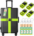 Gostwo 8 Pack Luggage Straps and Cruise Tags Set by Gostwo