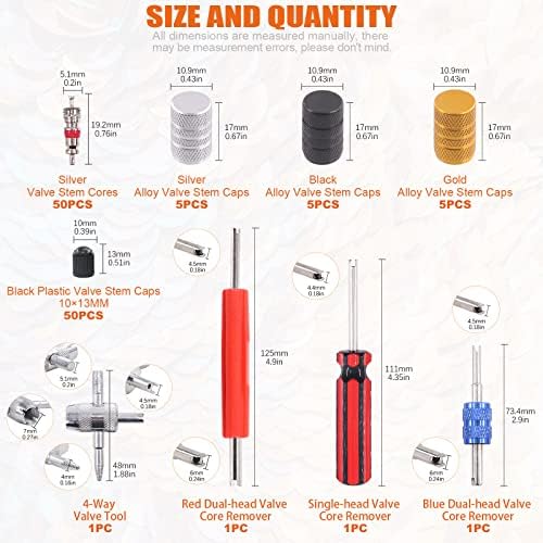 119Pc Valve Core Remover Tools - Image 2