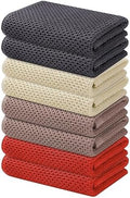 Kitinjoy 100% Cotton Waffle 8-Pack Kitchen Towels by Kitinjoy