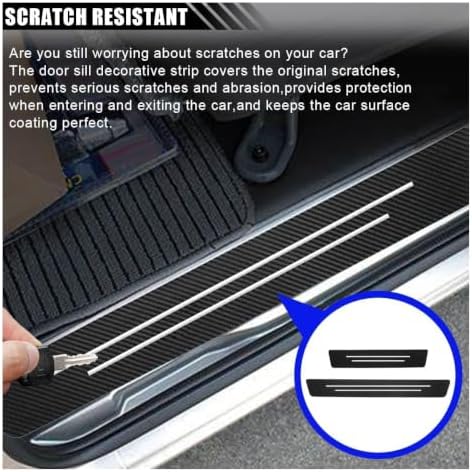 9 Pcs Door Sill Protectors for 2024 2025 2026 Toyota Grand Highlander - Image 4