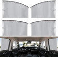 Car Side Window Sun Shade, Retractable Privacy Curtain by Unknown