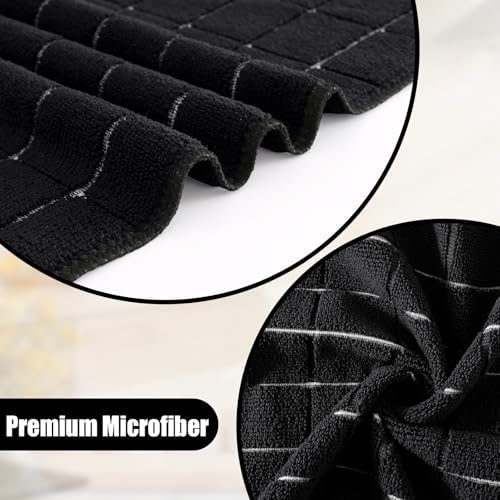 Homaxy Microfiber Kitchen Towels and Dishcloths Sets, 20 Pack - Image 2