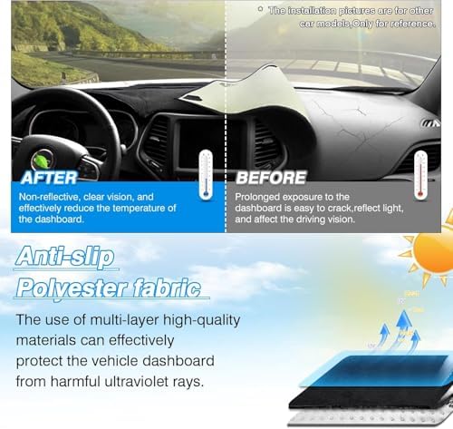 Cartist Dash Cover for Dodge Charger 2011-2023 Dashboard Cover Mat - Image 4