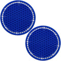 2PCS Bling Cup Holder Coaster, 2.75 Inch Auto Car Cup Holder Insert Coasters by MEAJOO