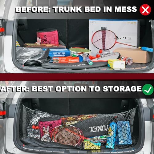 Cargo Net for Subaru Impreza Crosstrek Trunk Rear Tailgate Touring Netting - Image 4