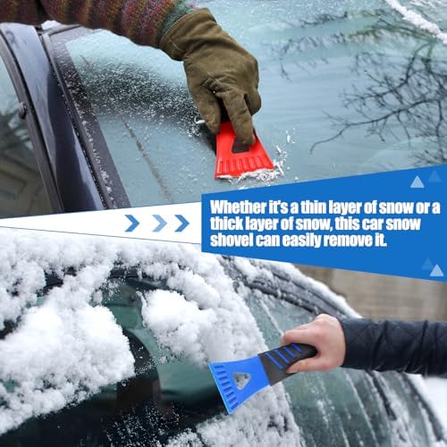 Frienda Ice Scraper for Car Windshield Plastic Snow Frost Ice Removal Tools for - Image 6