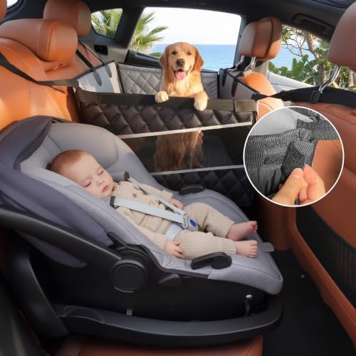 MIXJOY Dog Car Seat for Large Medium Dogs - - Image 4