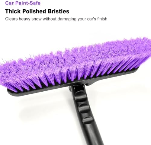 HEEYA Ice Scraper with 12.6 Inch Large Brush Head, Snow Brush - Image 3