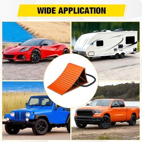 Nilight Wheel Chocks, Heavy Duty Wheel Stopper - Image 7
