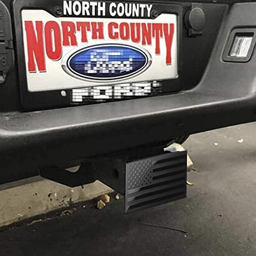 Bonrcea Heavy Duty American Flag Aluminum Trailer Hitch Cover - Image 7