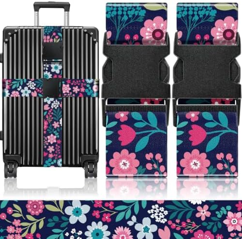 Slohif Luggage Straps for Suitcases Travel Belt Accessories Luggage Connector by Slohif