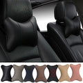 2 Packs Car Neck Pillows, Dual-Side PU Leather Car Headrest by Professinalcaraccessories