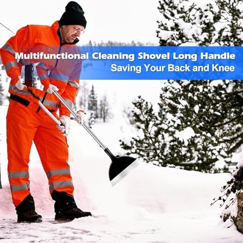Snow Shovel, Floor Scraper, Snow Ice Flat Concrete Removal Tools - Image 6