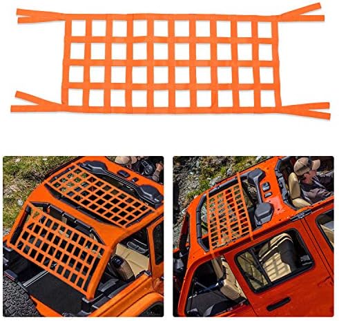 ONE250 Cargo Mesh Heavy Duty Net, Roof Top Hammock or Rear Trunk Restraint by Unknown