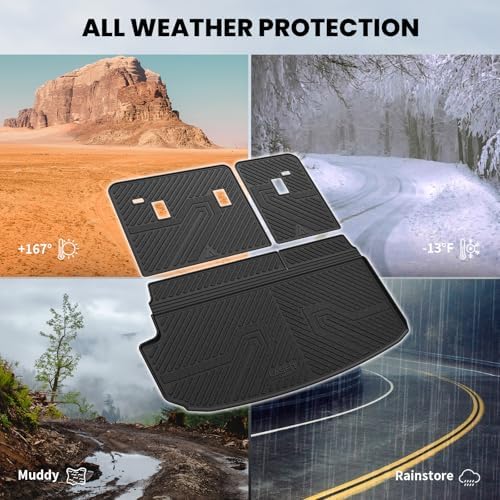 LASFIT Trunk Mat Backrest Mat for Chevy Traverse 2018-2023/Limited 2024 - Image 6