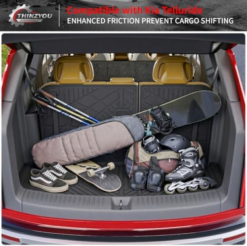 Trunk Mat with Backrest Mat for 2027 Kia Telluride Gas & Hybrid - Image 6