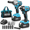 Seesii Impact Wrench & Impact Driver Combo Kit by SEESII