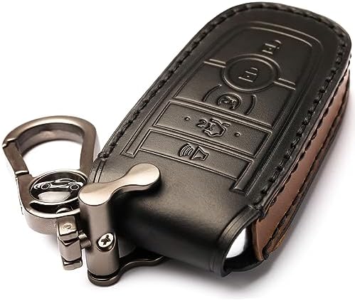Key Shells Compatible with Ford Key Fob Cover&Case&Keychain by APEKUU